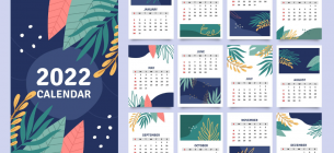 25 Desain Kalender Menarik dan Elegan